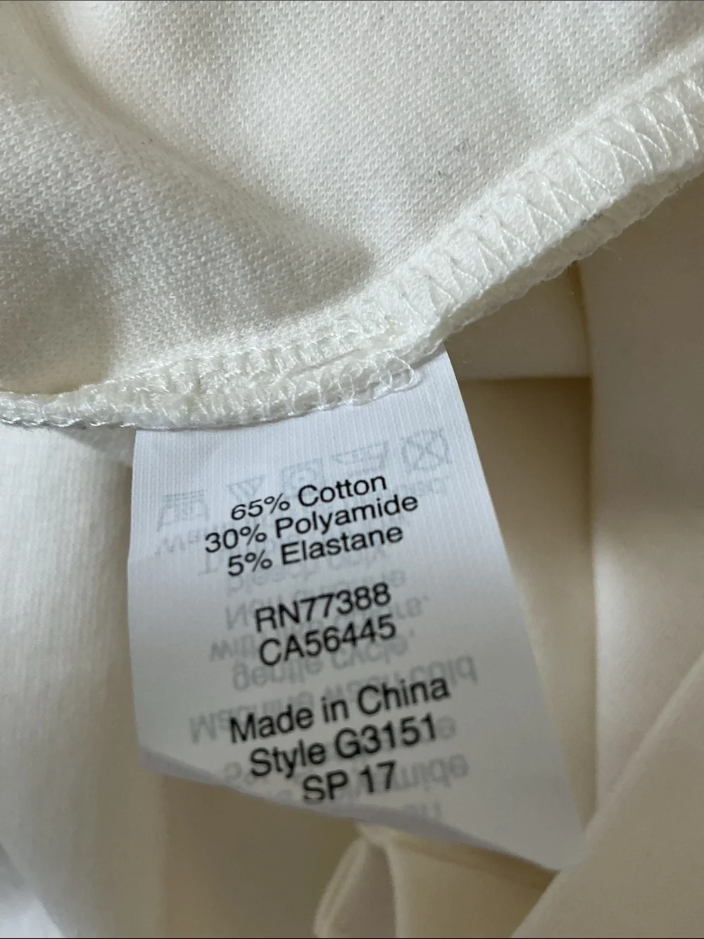J. CREW Lace-Up White Short Sleeve Tee